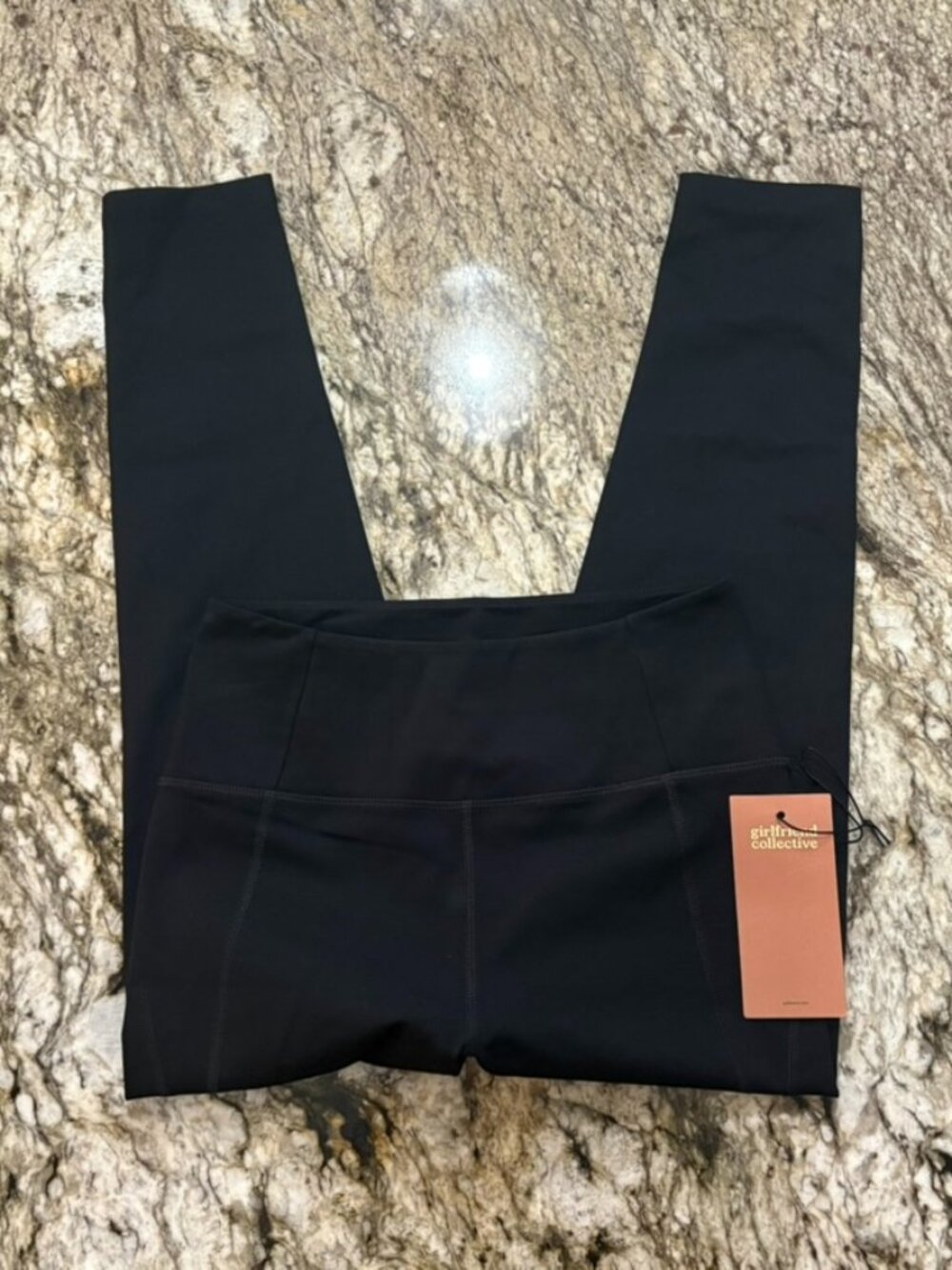 NWT Girlfriend Collective Black High Waisted Athletic Leggings